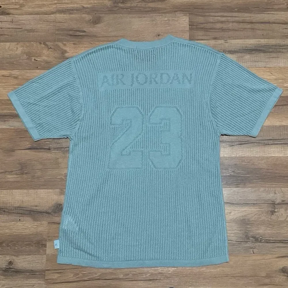 Air Jordan Knit 23 Blue HQ0766-309 Loose Fit Jersey